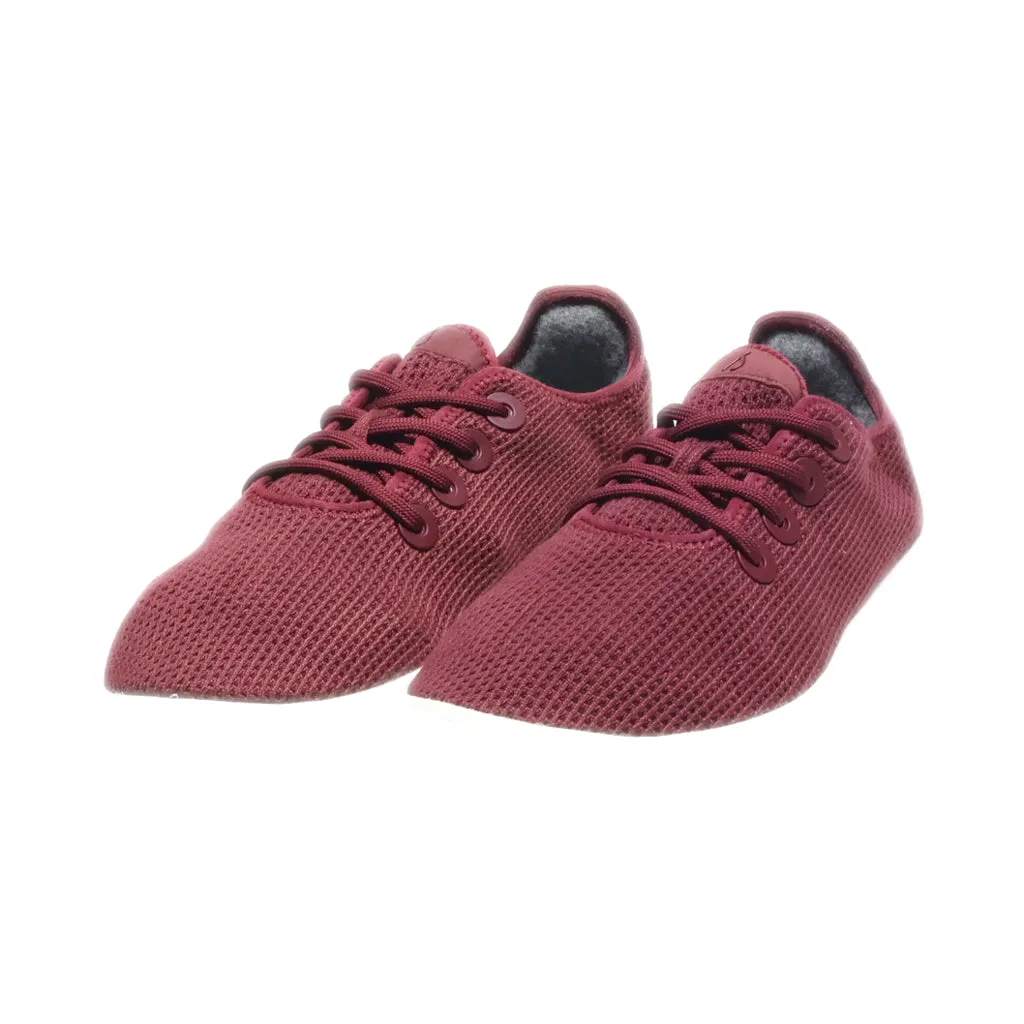 Allbirds Tree Runners Sport Shoes Fabric Red Colour For Women