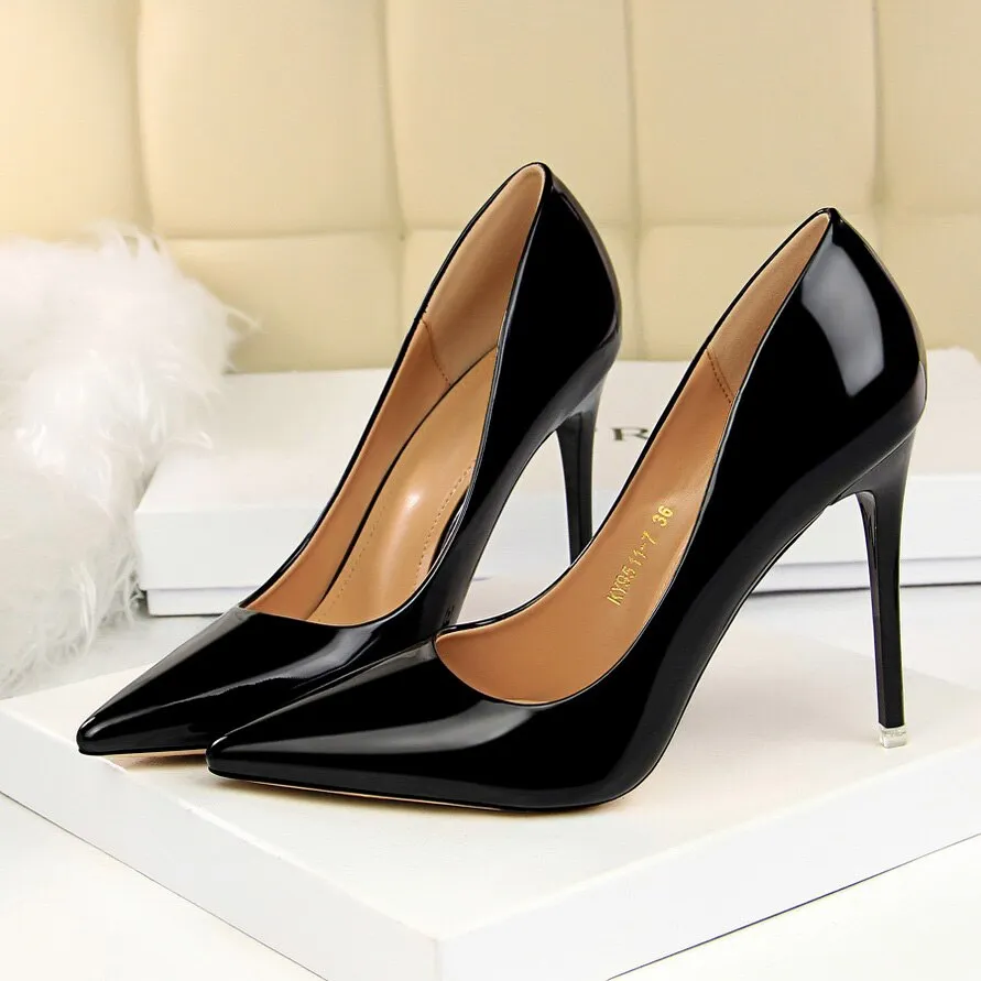 Amozae-2024 Plus Size 43 Newest Women 10.5cm High Heels Gold Pumps Female Stripper Tacons Lady Shoes High Heels Scarpins Fetish Shoes