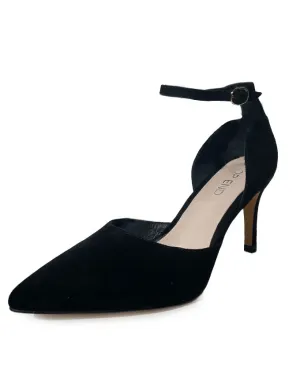 Bahammas Black Suede Heels