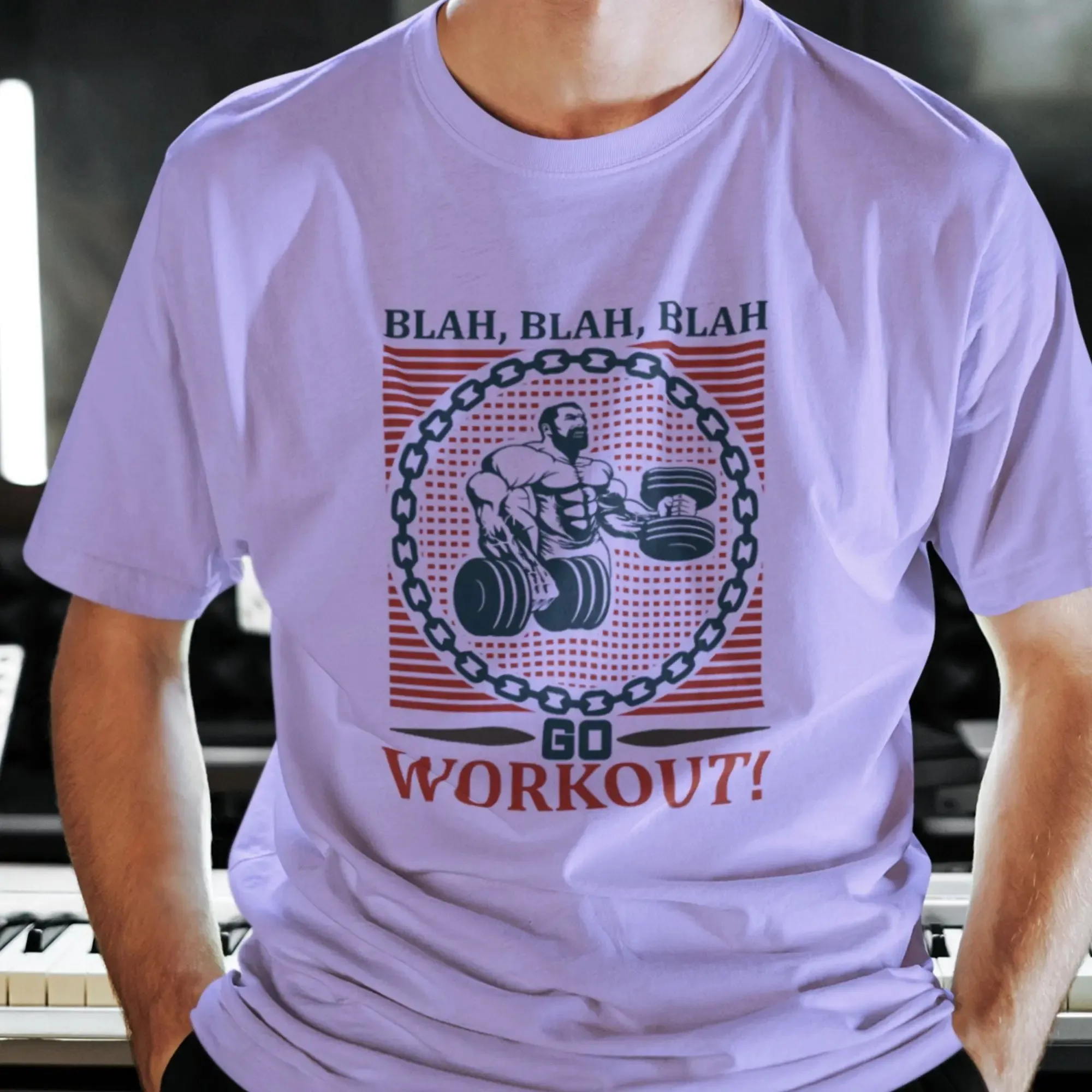 Blah, Blah, Blah, Go Workout! Oversize Classic T-Shirt