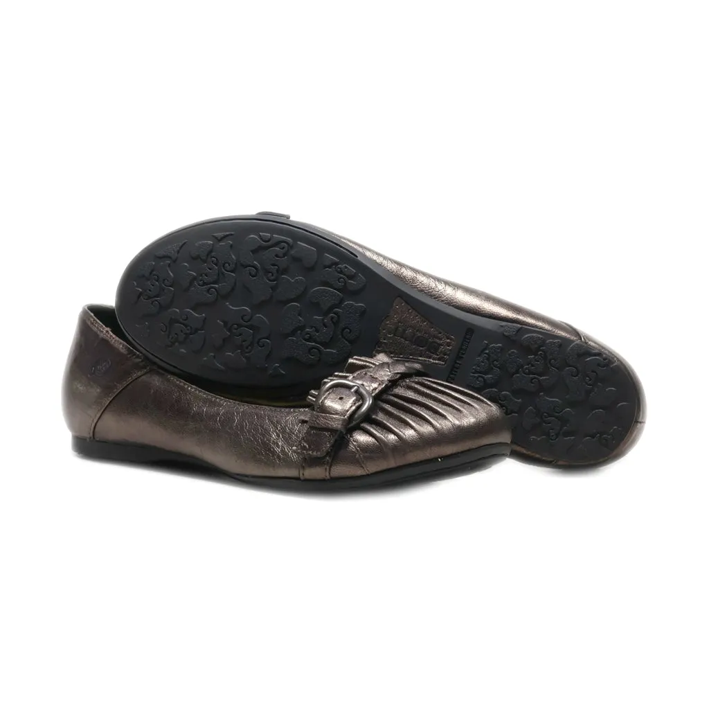 Born Ballerinas Leather Brown Colour For Women