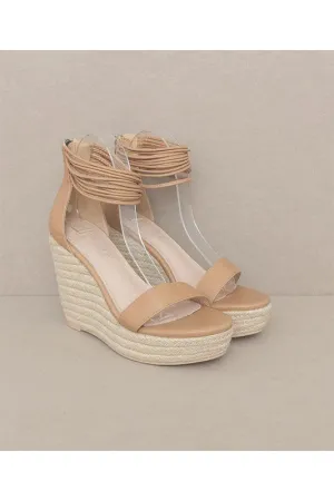 Brown Summer Espadrille High Heels