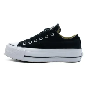 Converse Ctas Lift Ox Low-Top Sneakers Canvas Black Colour For Men