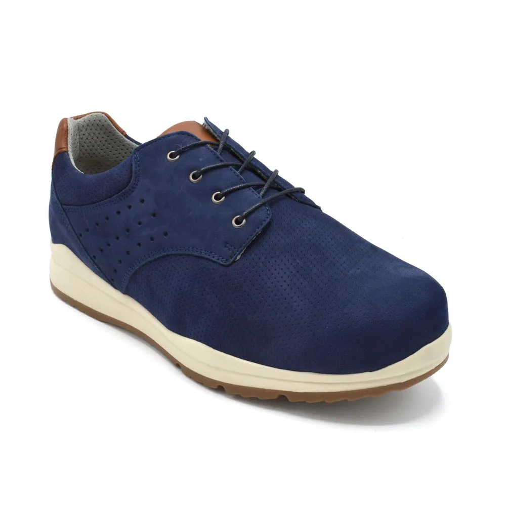 DB Benjamin - Mens Extra Wide Fit Trainer/Shoe - 6V (6E-8E) Fitting - Navy