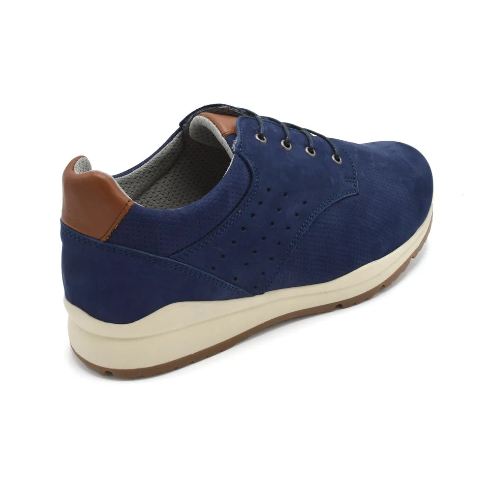 DB Benjamin - Mens Extra Wide Fit Trainer/Shoe - 6V (6E-8E) Fitting - Navy