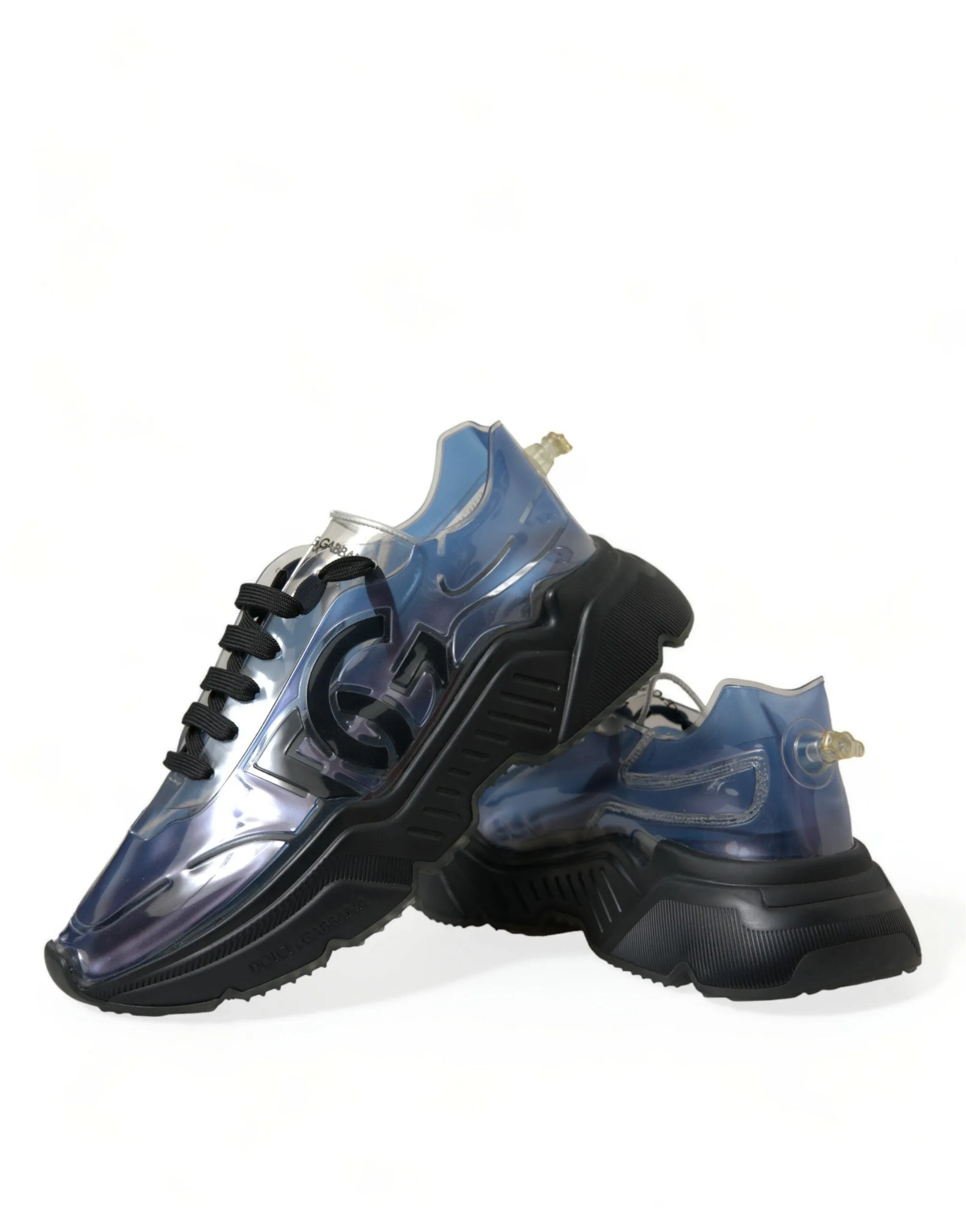 Dolce & Gabbana Elevate Your Style with Chic Blue Sneakers