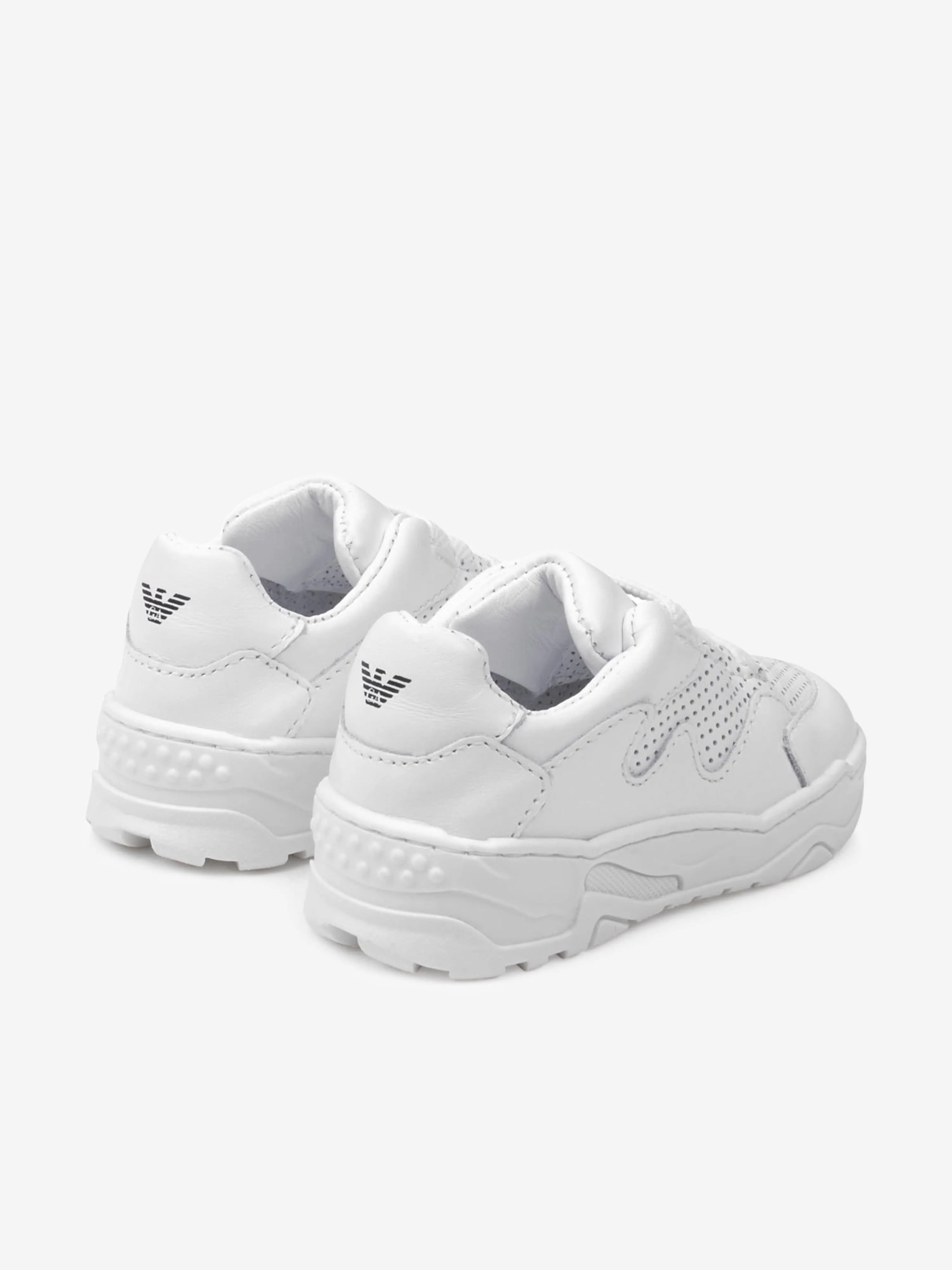 Emporio Armani Kids Trainers - Leather Trainers