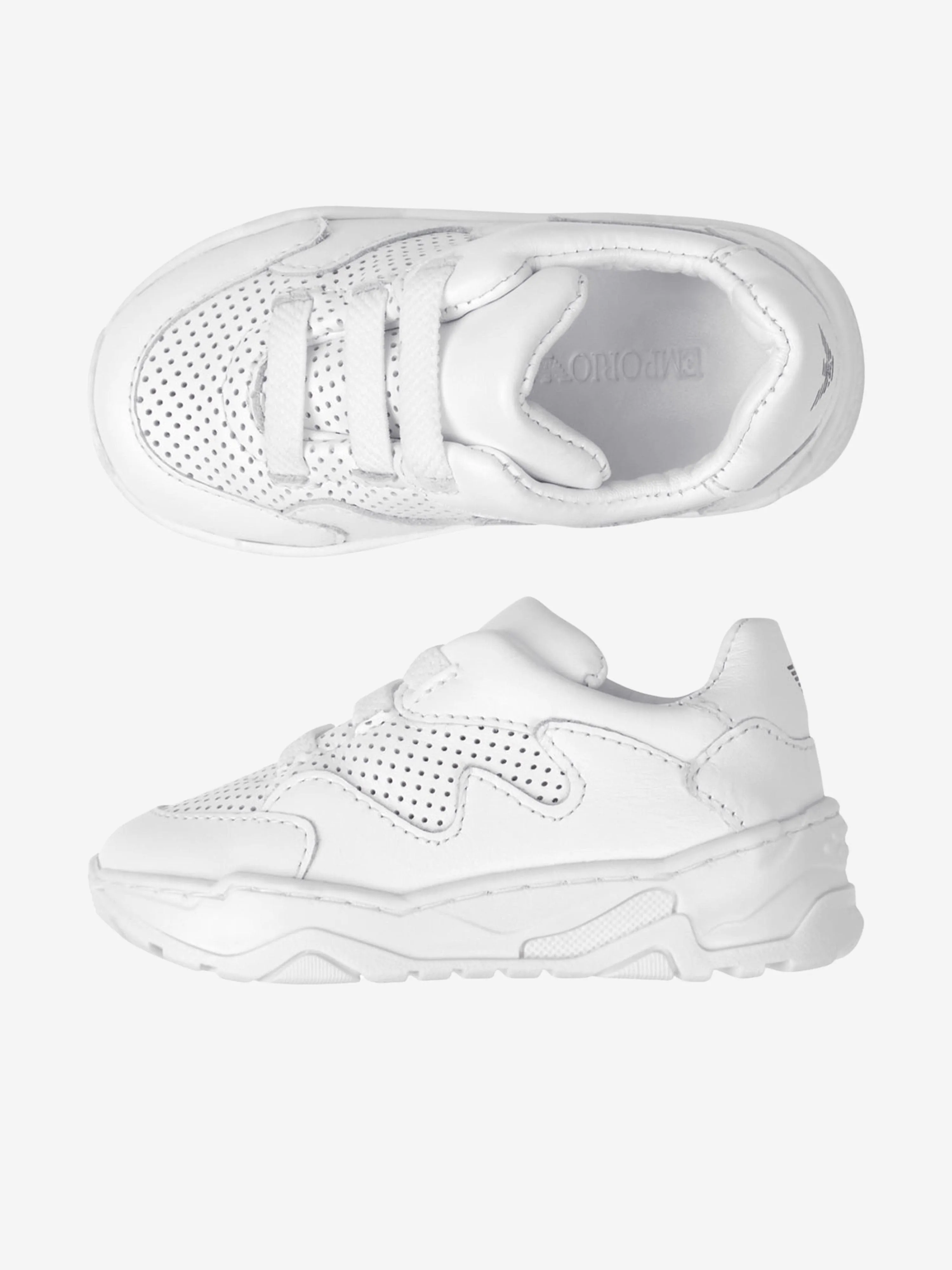 Emporio Armani Kids Trainers - Leather Trainers