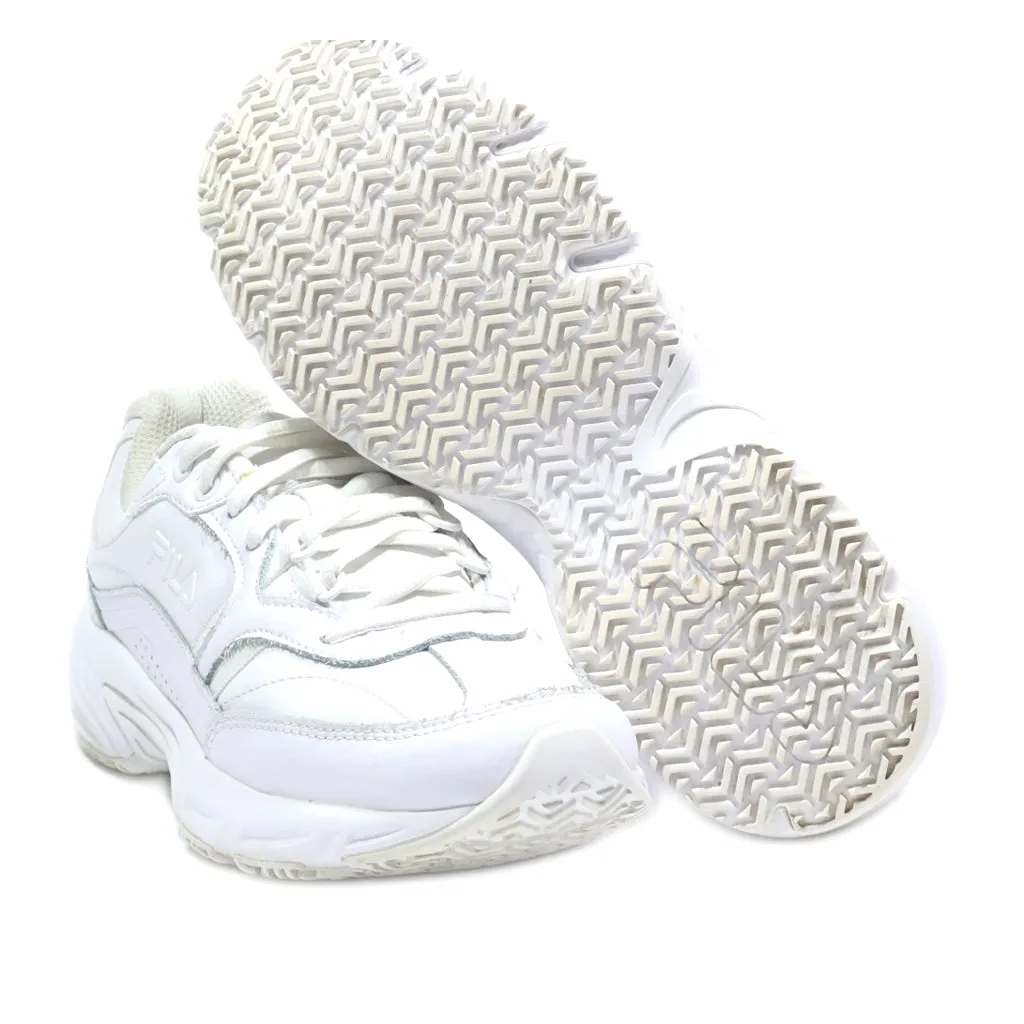 Fila Sport Shoes Leather White Colour For Women