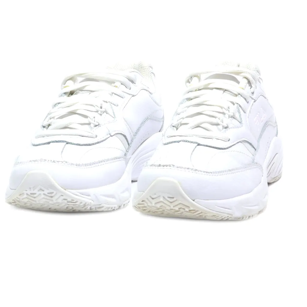 Fila Sport Shoes Leather White Colour For Women