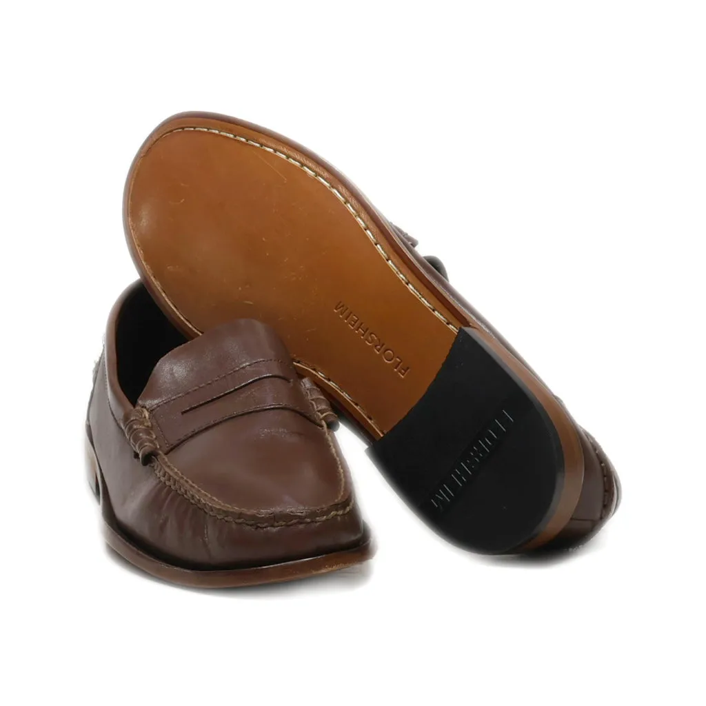 Florsheim Loafers Leather Brown Colour For Men