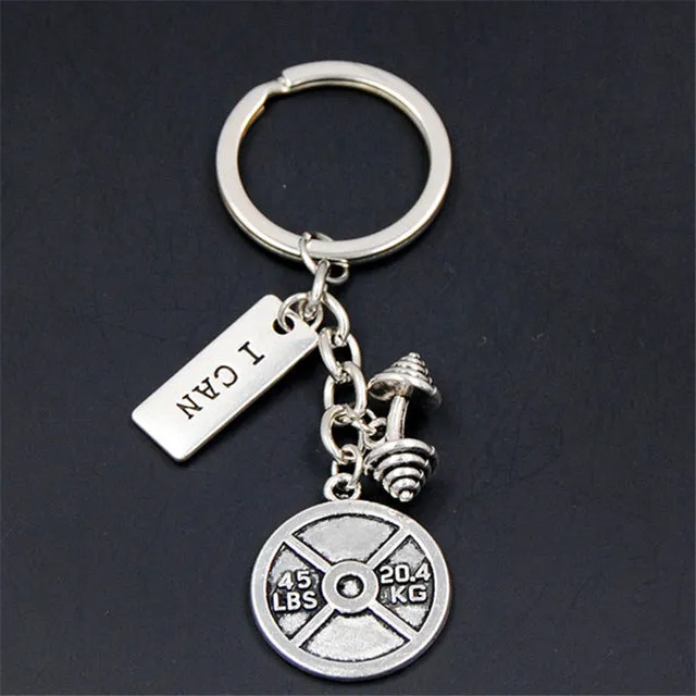 Gym Motivation Keychain