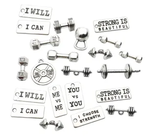 Gym Motivation Keychain