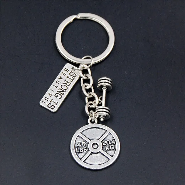 Gym Motivation Keychain