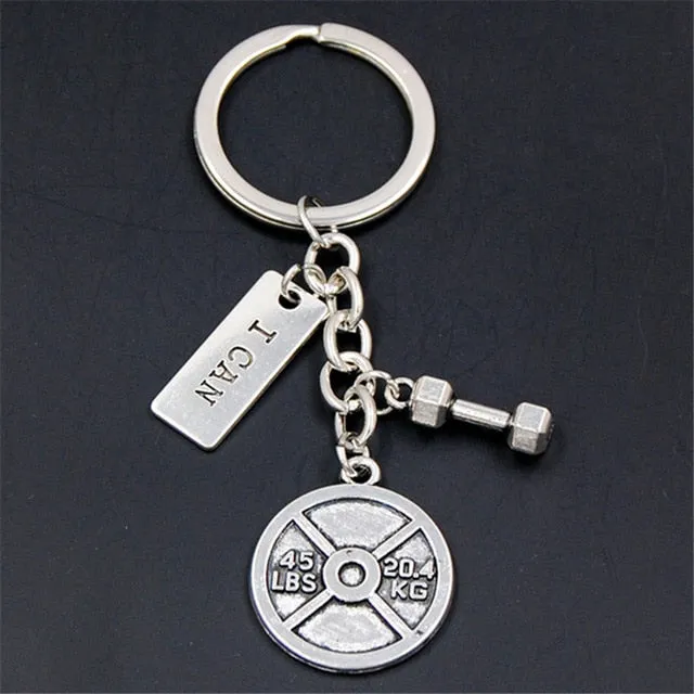 Gym Motivation Keychain