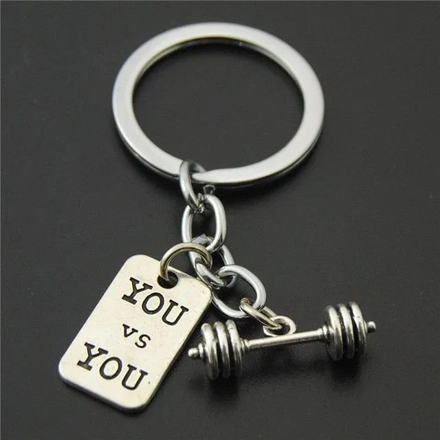 Gym Motivation Keychain