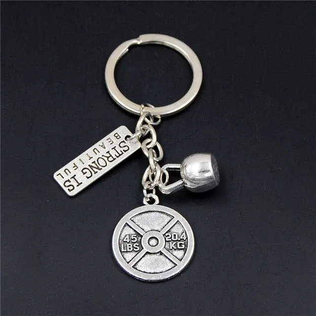 Gym Motivation Keychain