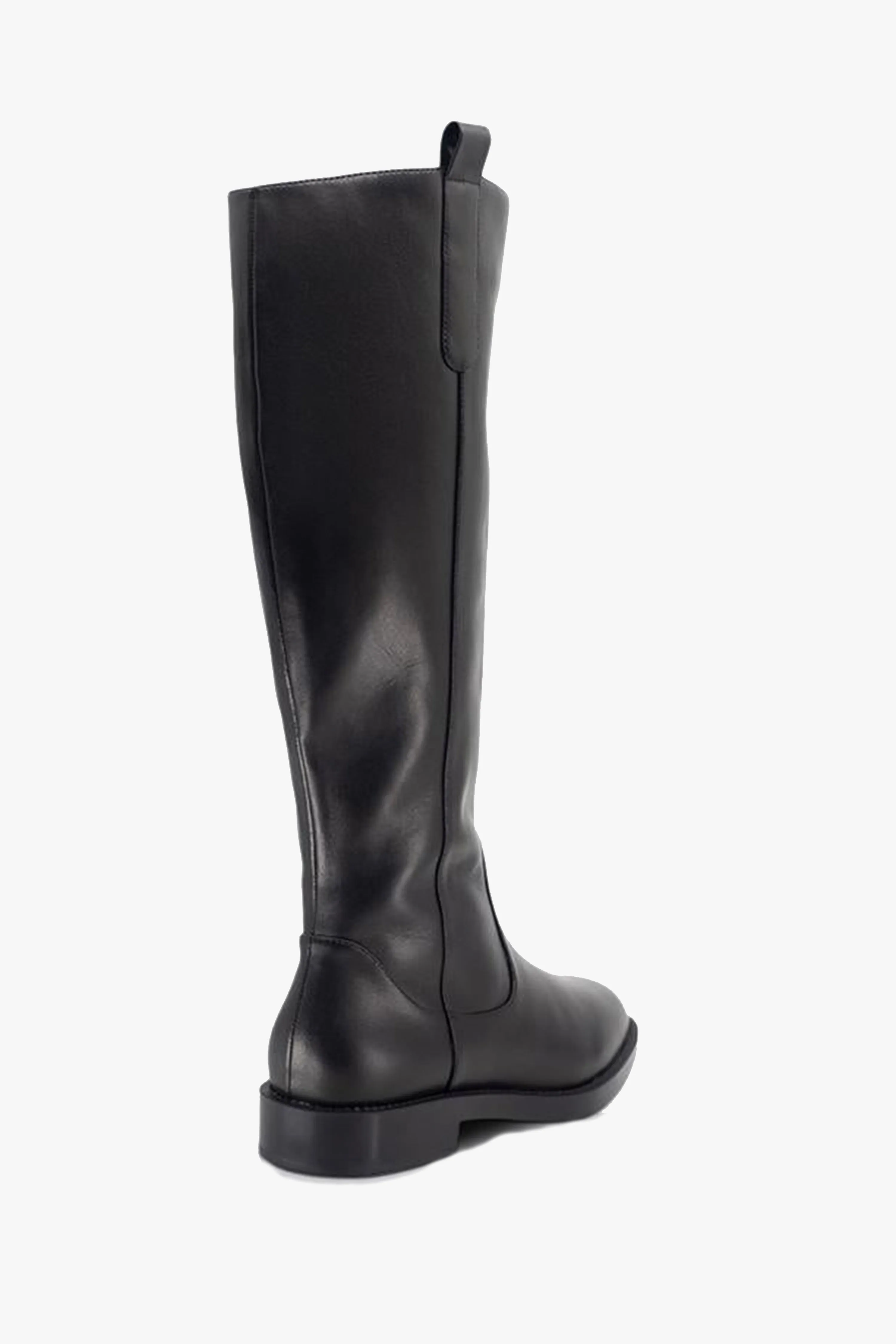 Huntley Black Low Heel Tall Boot