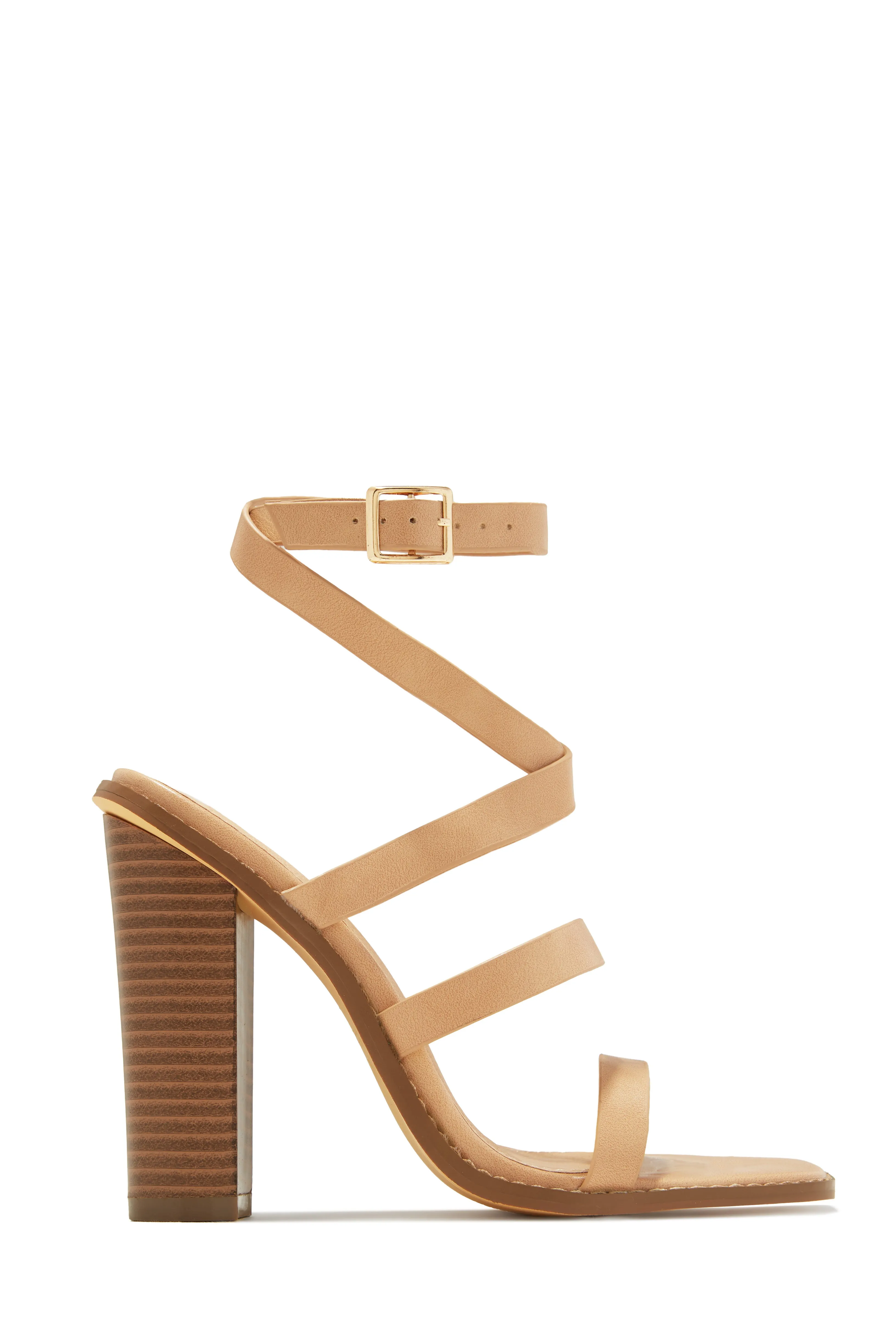 Jennie Strappy High Heels - Tan