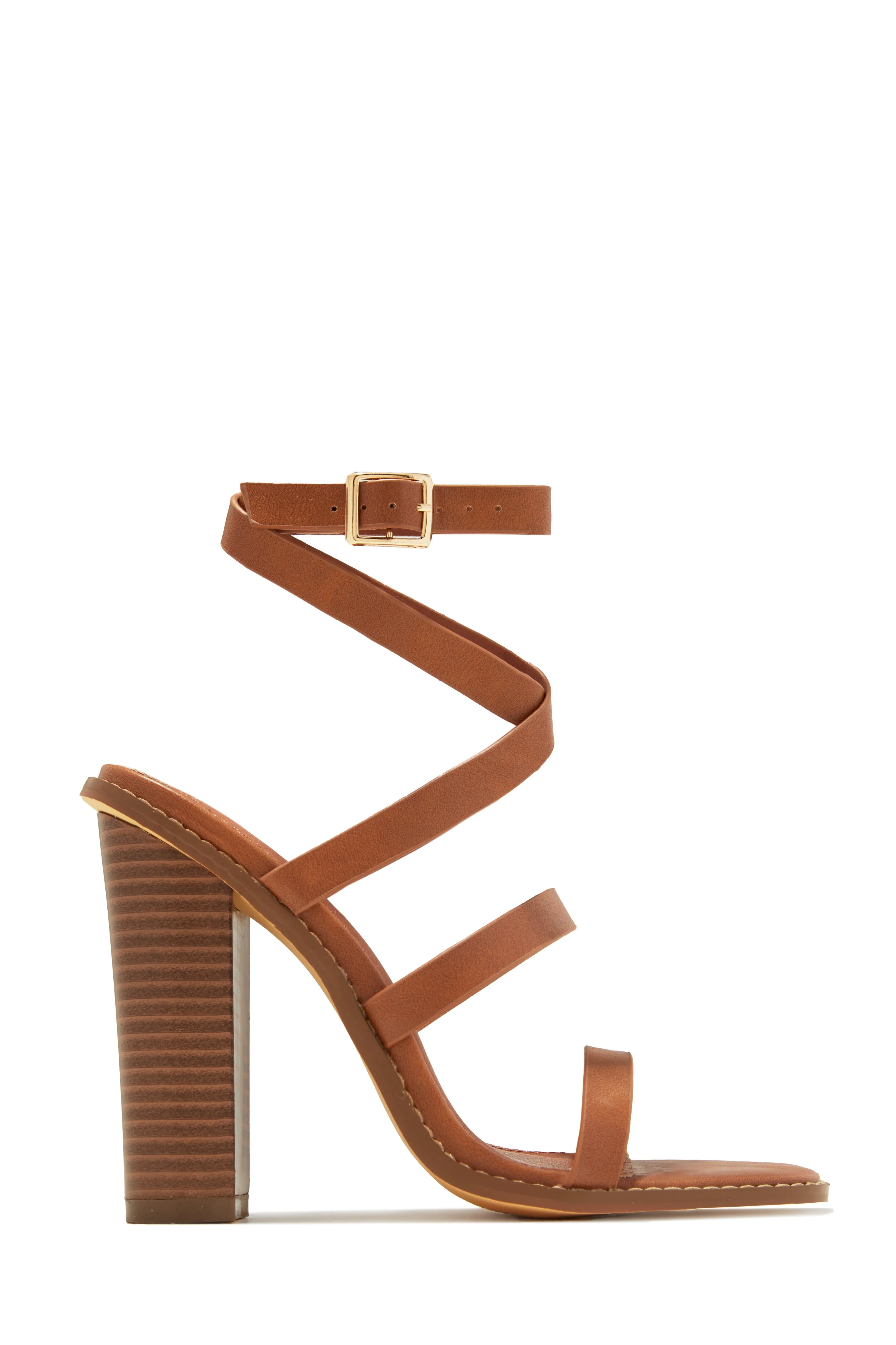 Jennie Strappy High Heels - Tan