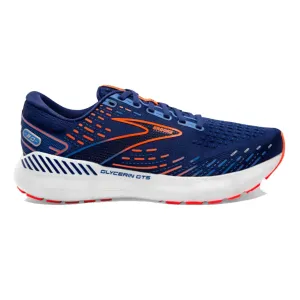 Mens Brooks Glycerin GTS 20 (Wide) -  Blue Depths/Palace blue/Orange