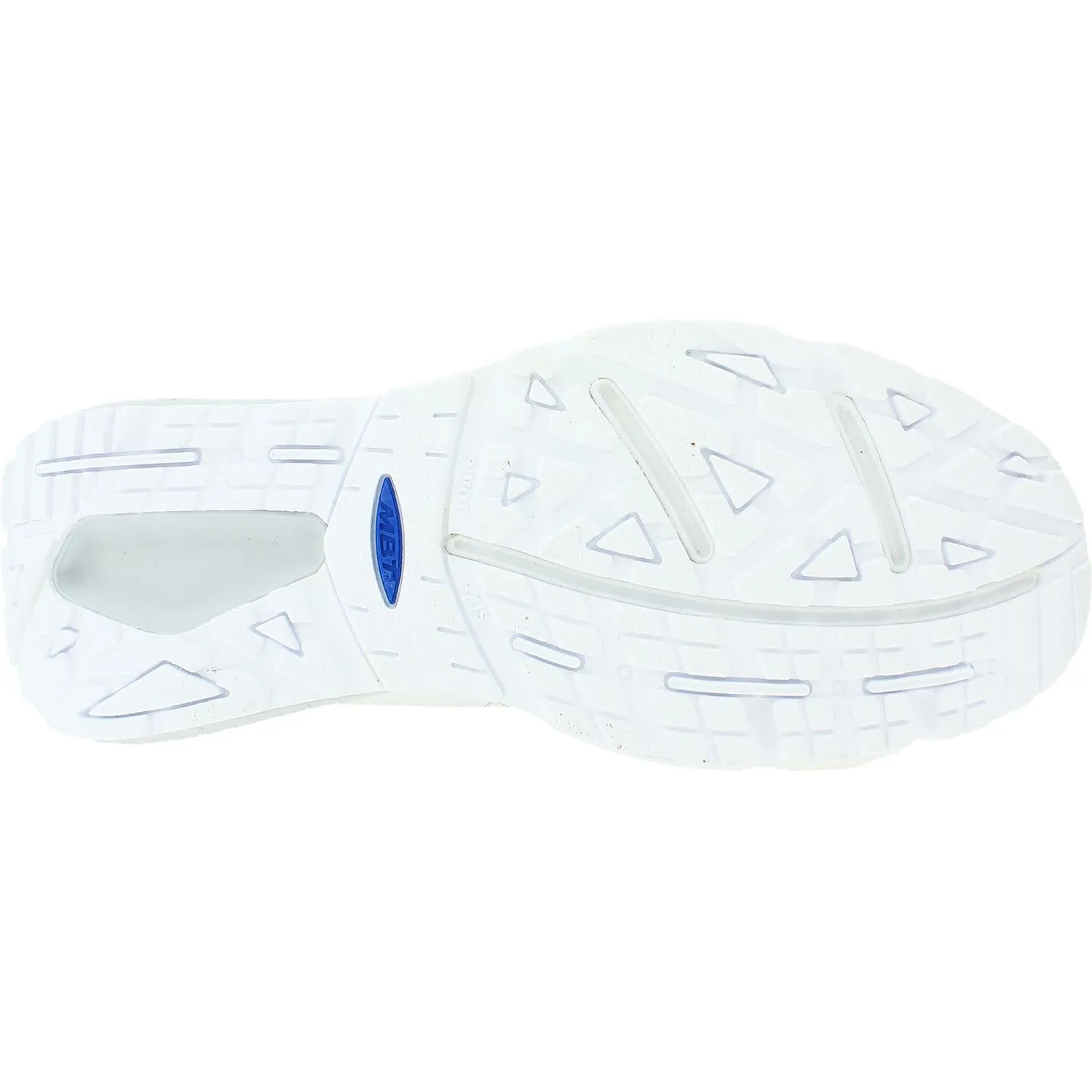 Men's MBT Simba Trainer White/Silver Leather