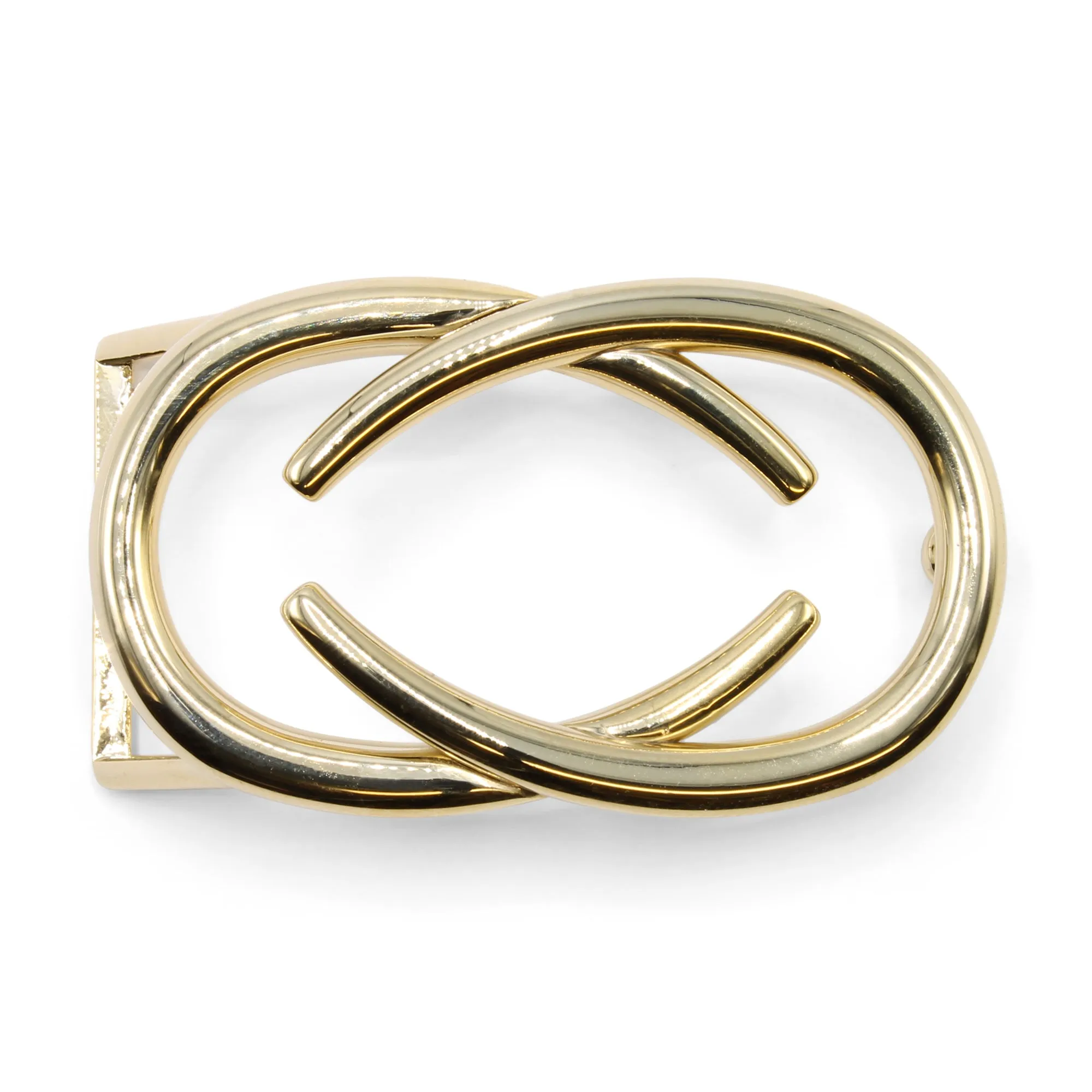 Sculptural Interlocking C Buckle 25mm