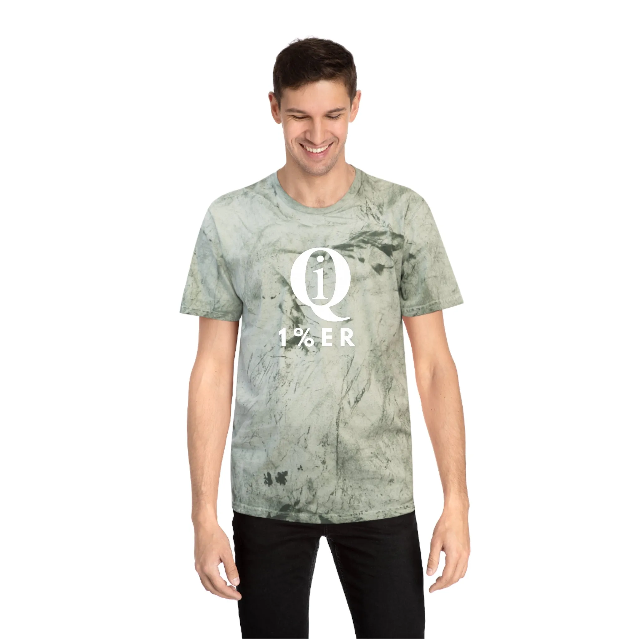 Unisex Color Blast T-Shirt - Trendy Marble Design for Casual Style and Everyday Wear