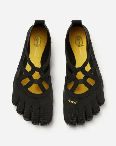 Vibram Five Fingers Ladies Alitza Loop Shoes Barefoot Fitness Footwear - Black