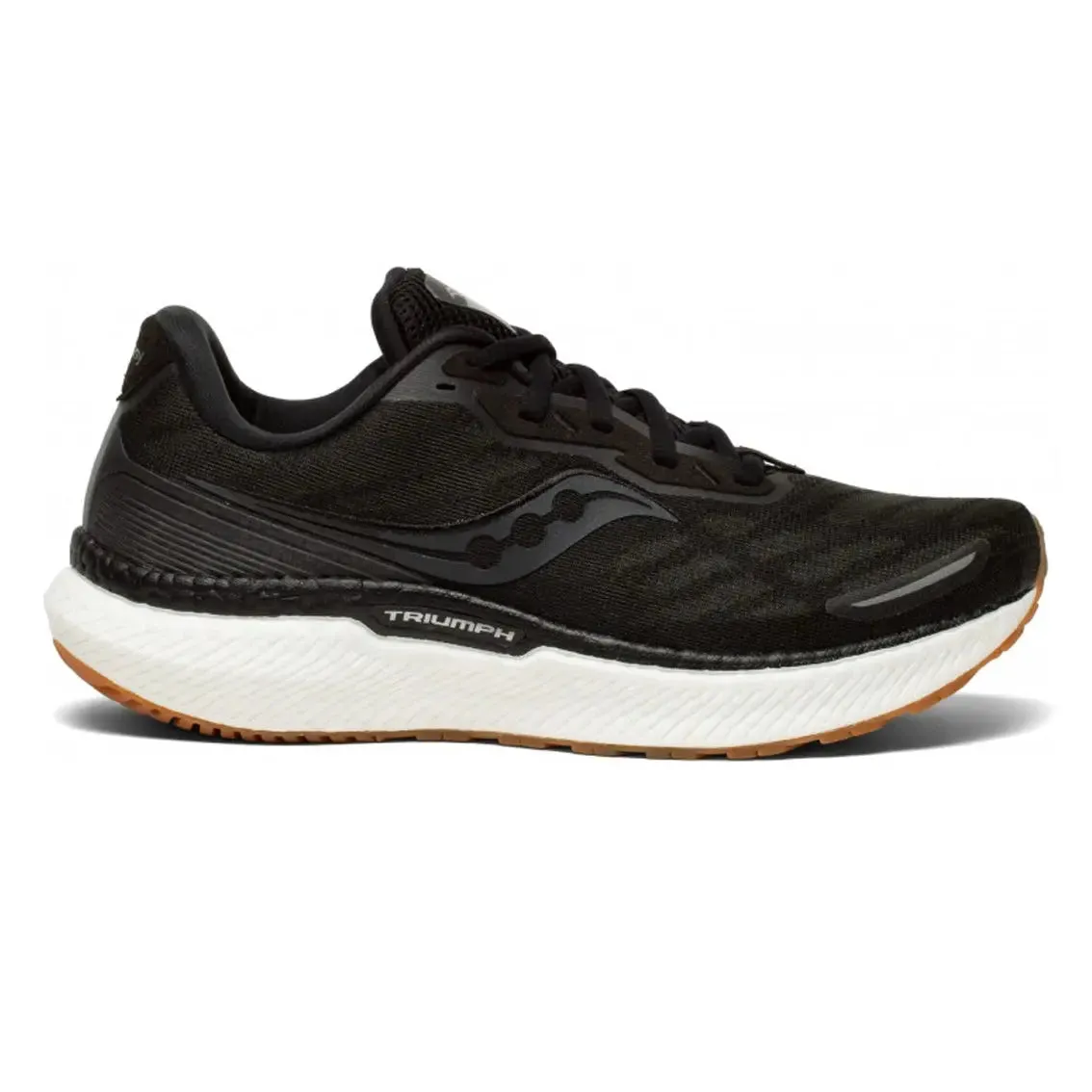 Womens Saucony Triumph 19 - Black / Gum