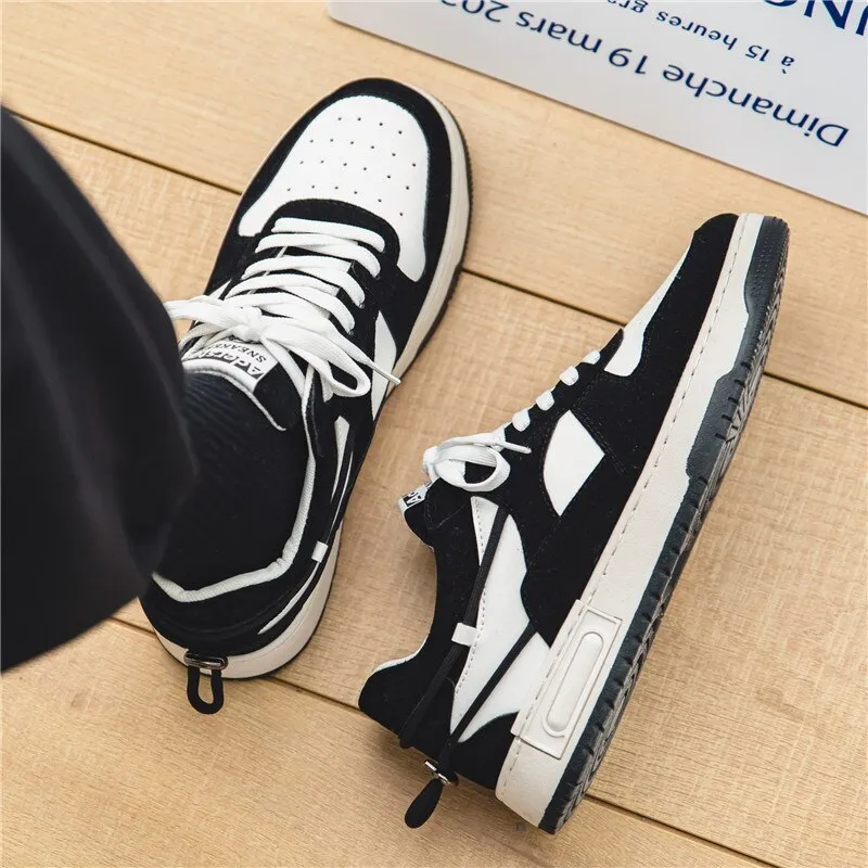 xiangtuibao Student Casual Breathable Flat Shoes Men's Trendy Shoes New Trend All-match Small White Shoes Running Casual Men's Shoes